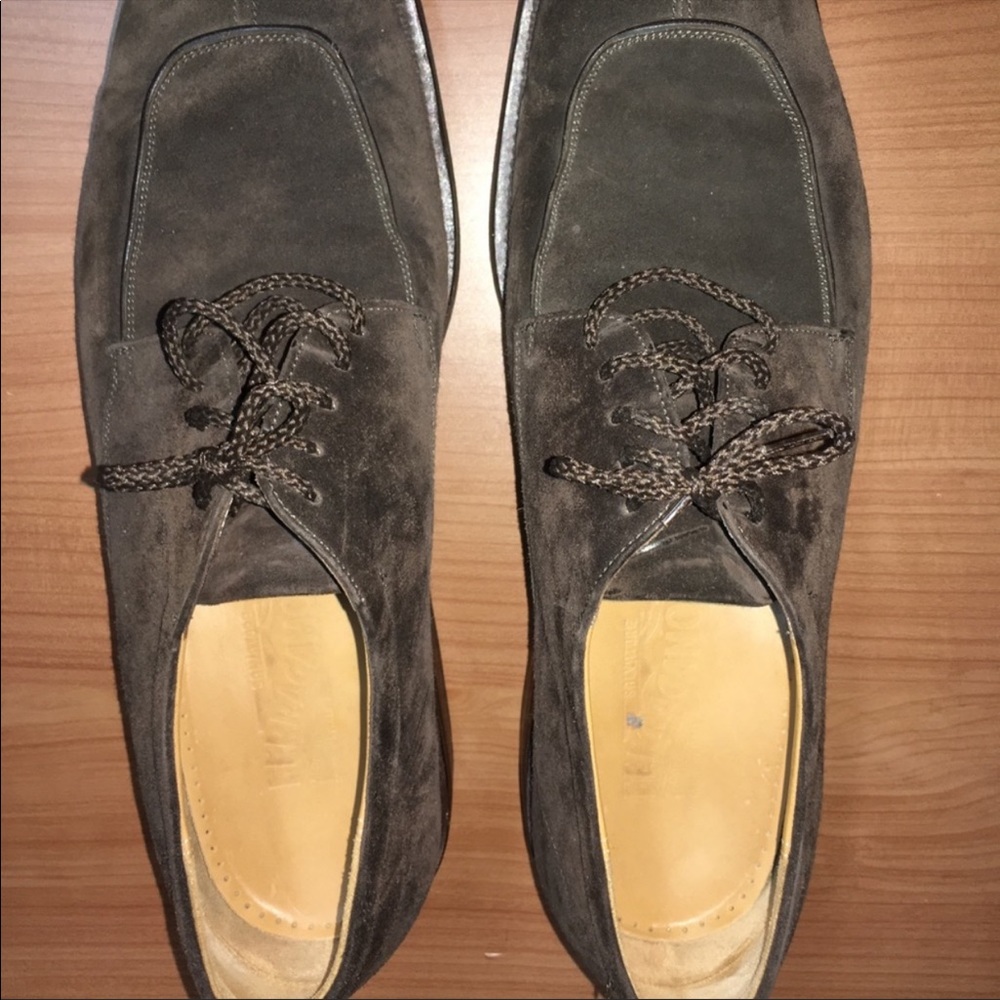 Salvatore Ferragamo Brown suede shoes